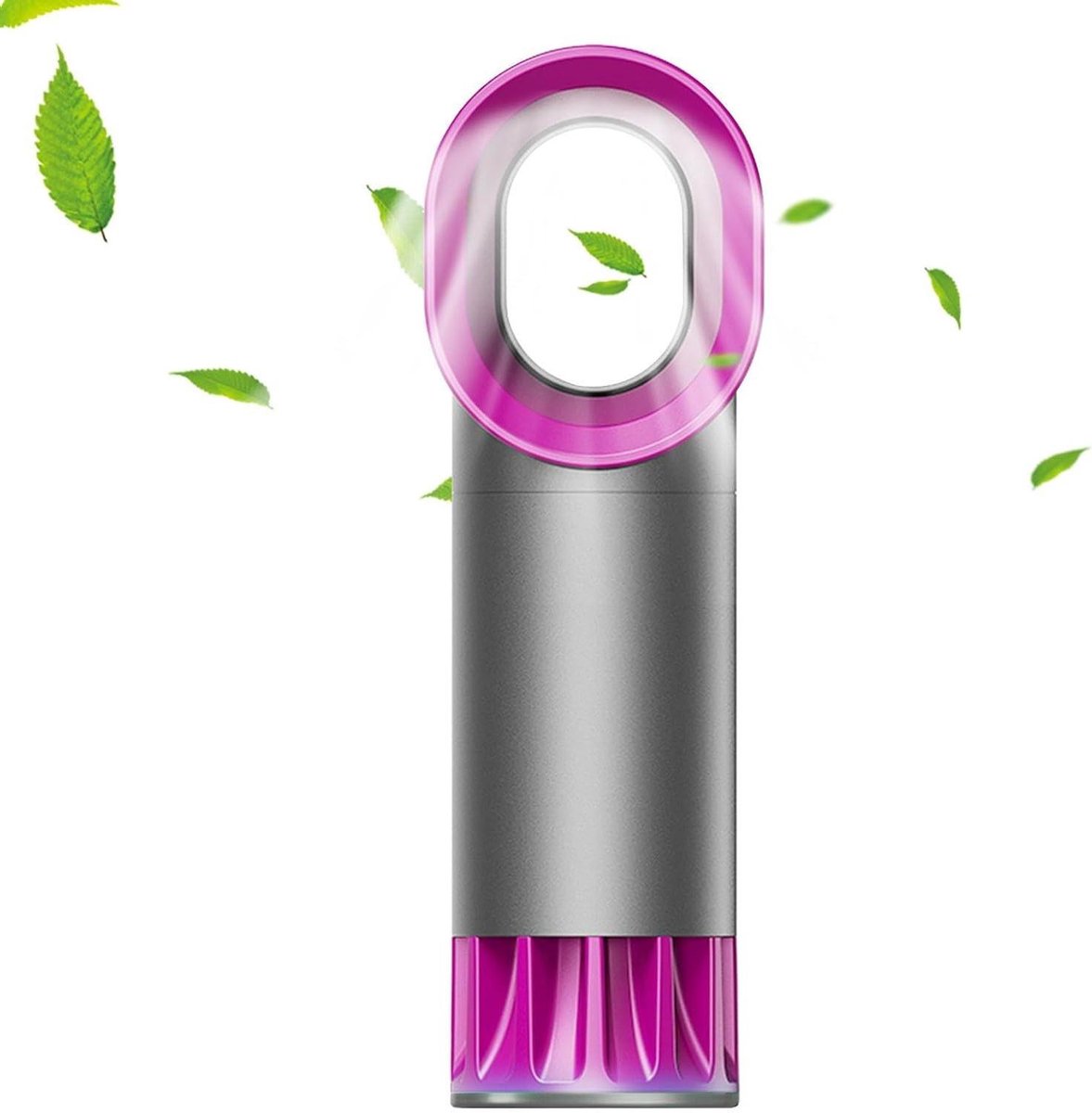 Bladloze Ventilator - Torenventilator USB - Kamerventilatie - Air Boost Technologie - 55x51x168mm - Grijs