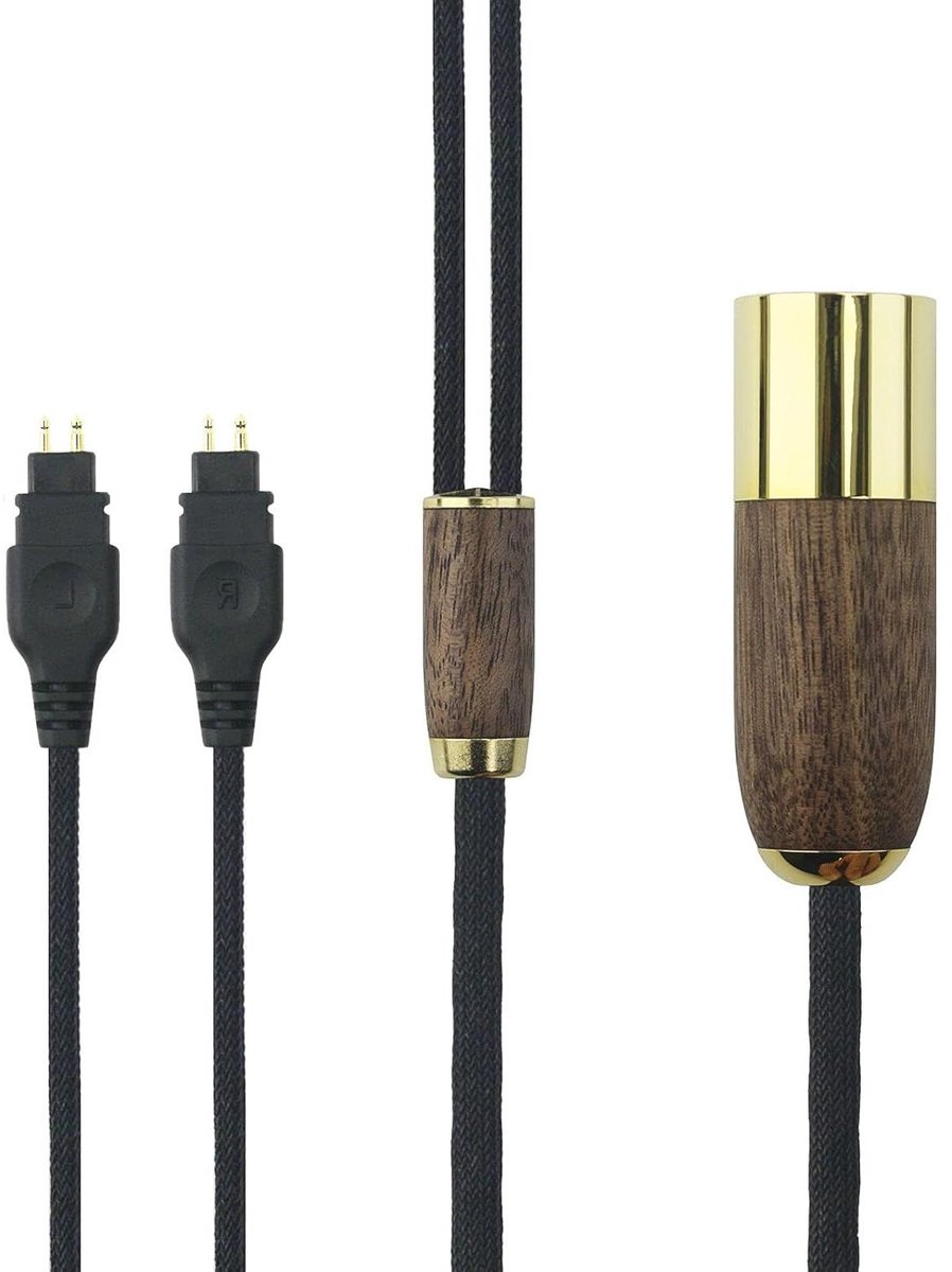 XLR Kabel - Verlengkabel Koptelefoon - Hifi Geluid - Verzilverd OCC Koper - 3 m - Zwart