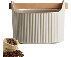 Koffie Knock Box - Espresso Afvalbak - Koffiedik Verwijderen - Antislip Basis - 1300 ml - Meerkleurig