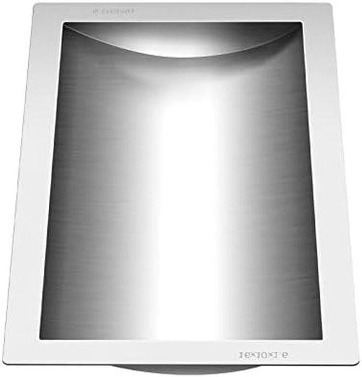 Kassalade Inbouw - Geldlade Transactie - Veilig Betalen - Roestvrij Staal - 304 x 25 x 4 cm - Zilver