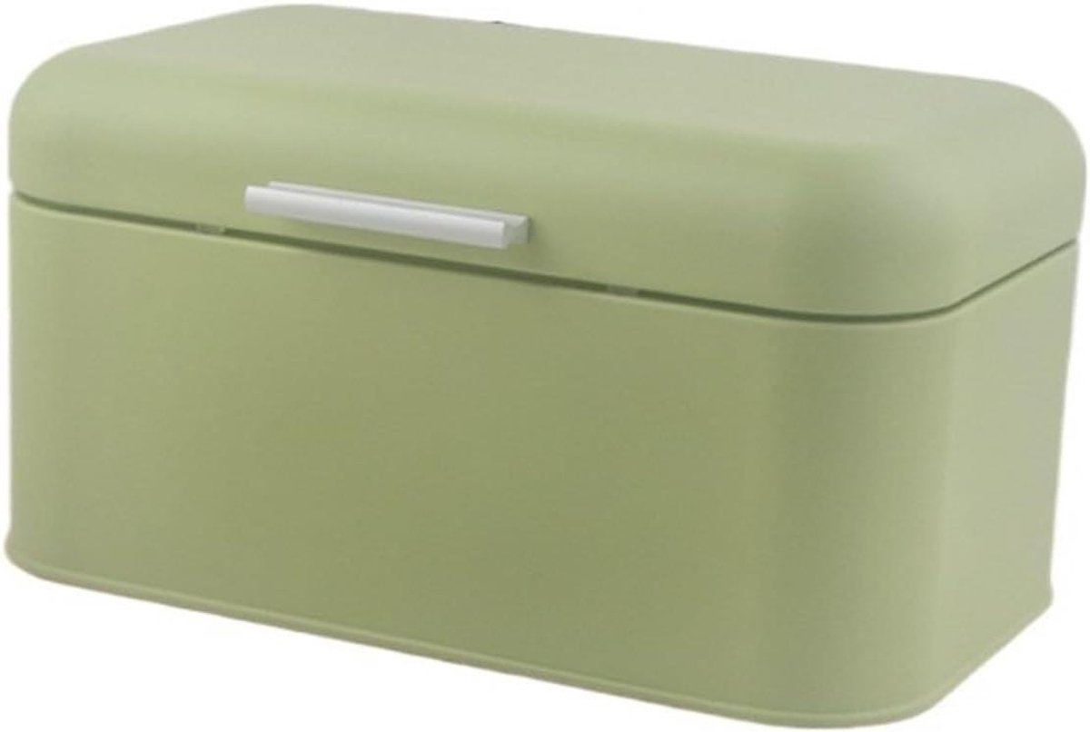 Broodtrommel Keuken - Opslag Box - Brood Bewaren - Stijlvol Design - 30 x 18 x 15.5 cm - Groen