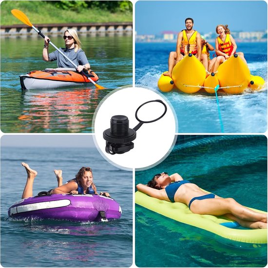 Rubberboot ventiel - Luchtventiel - Waterpret - Betrouwbare afdichting - 22 mm - Zwart — afbeelding 4