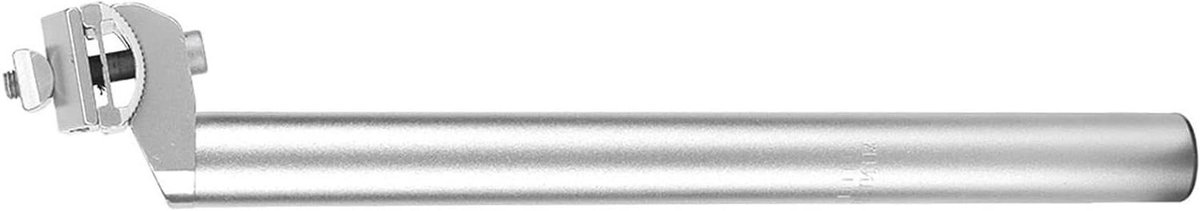 Zadelpen Buis - Fietszadelpen - Comfortabel Fietsen - Schokbestendig Ontwerp - 254 x 300mm - Zilver