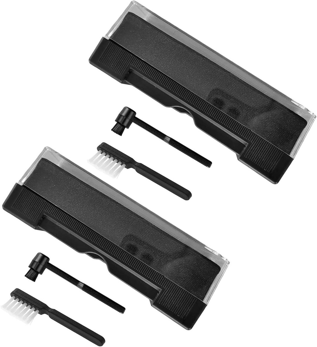 Platen Reinigingssets - Vinyl Onderhoud - Muziek Kwaliteit - Complete Set - 2 Sets - Zwart