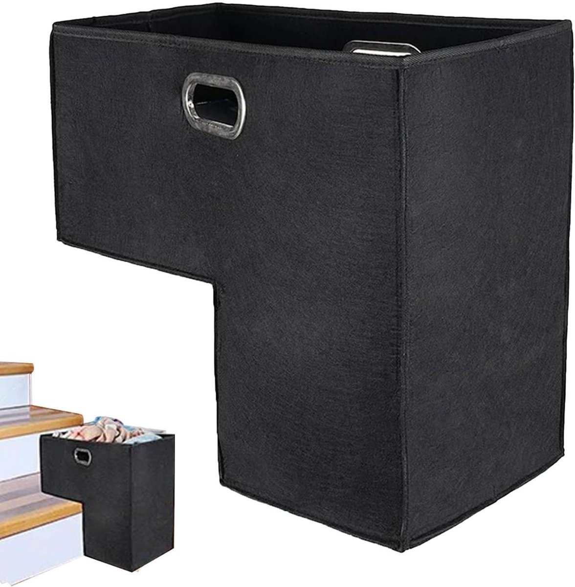 Trapmand Organizer - Vilt Opberger - Ruimte Benutten - Opvouwbaar Design - Ruim Formaat - Grijs