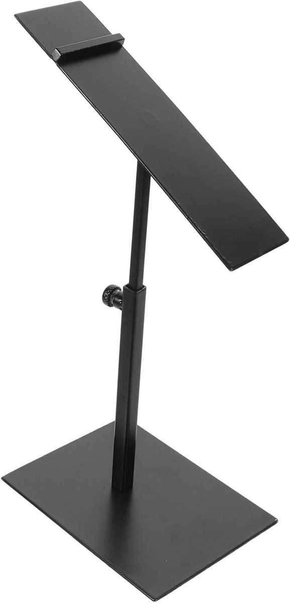 Schoen Display Stand - Schoenenrek - Winkel Presentatie - Verstelbare Hoogte - 15x8.5CM - Zwart