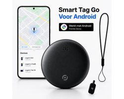 Android GPS Tracker – Real-time Locatie Volgsysteem – Werkt met Google Find My app- Alleen geschikt voor Android telefoons- Gecertificeerd - Batterij Vervangbaar - 24/7 live locatie meekijken - Zwart
