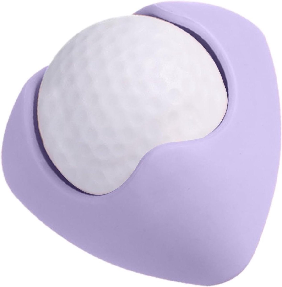 Massagebal - Rugroller - Spierontspanning - Ergonomisch ontwerp - 7.4 x 7.4 x 5.2 cm - Zwart
