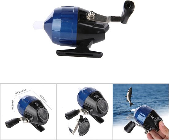Ultralichte Spincast Vismolen voor Rechtshandige Vissers, Ideaal voor Roofvis en Zoetwatervissen met Diverse Aas — afbeelding 4