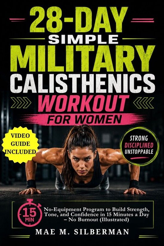 28-Day Simple Military Calisthenics Workout for Women - cover