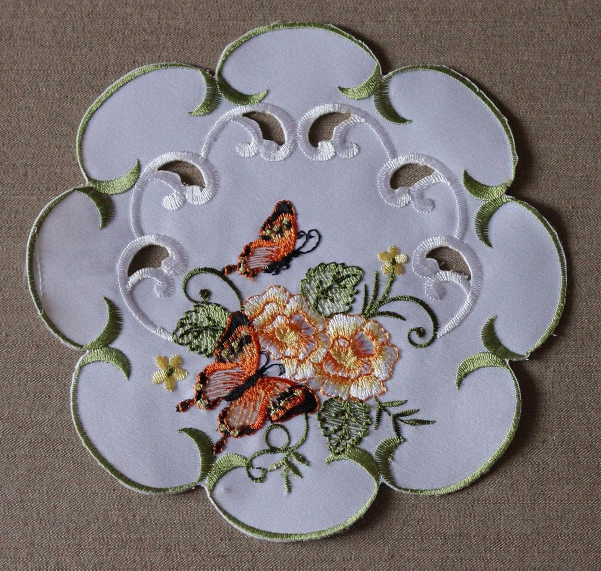 Tafelloper - Tafelkleed - Decoratie - Geborduurde Vlinder - Keuze - Multicolor