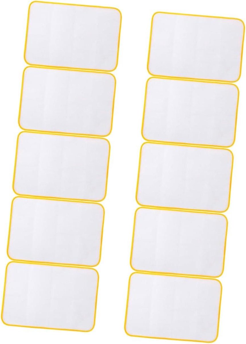 Strijkmat Set - Beschermdoek - Kleding Beschermen - Herbruikbaar en Wasbaar - 60 x 40 cm - Geel