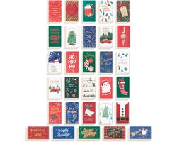American Greetings Christmas Cards with Envelopes, Money Gift Card Holder, Traditional Christmas Designs (Pack of 30)