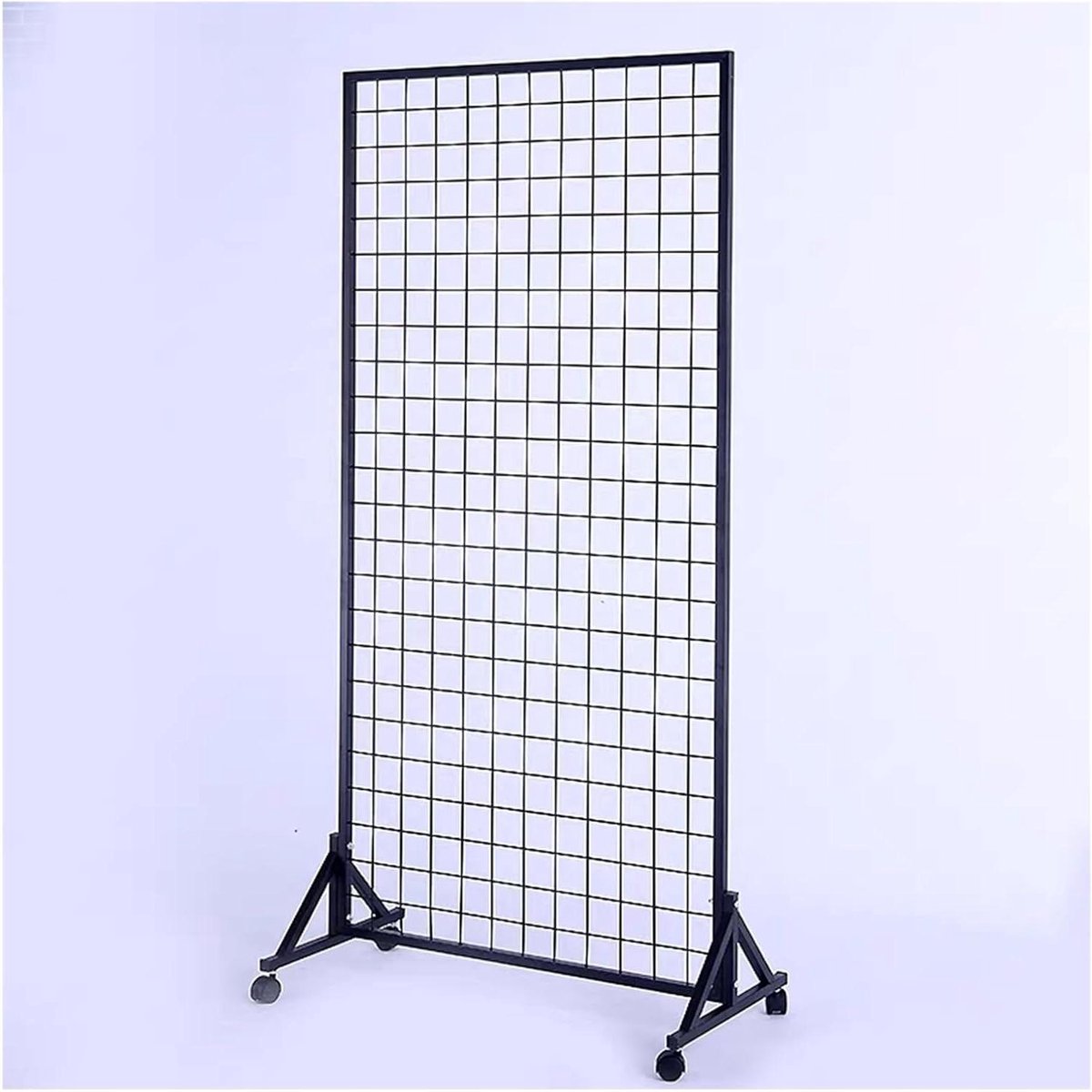 Display Stand - Paneel Toren - Producten Presenteren - Met Wielen - 100x100CM - Zwart
