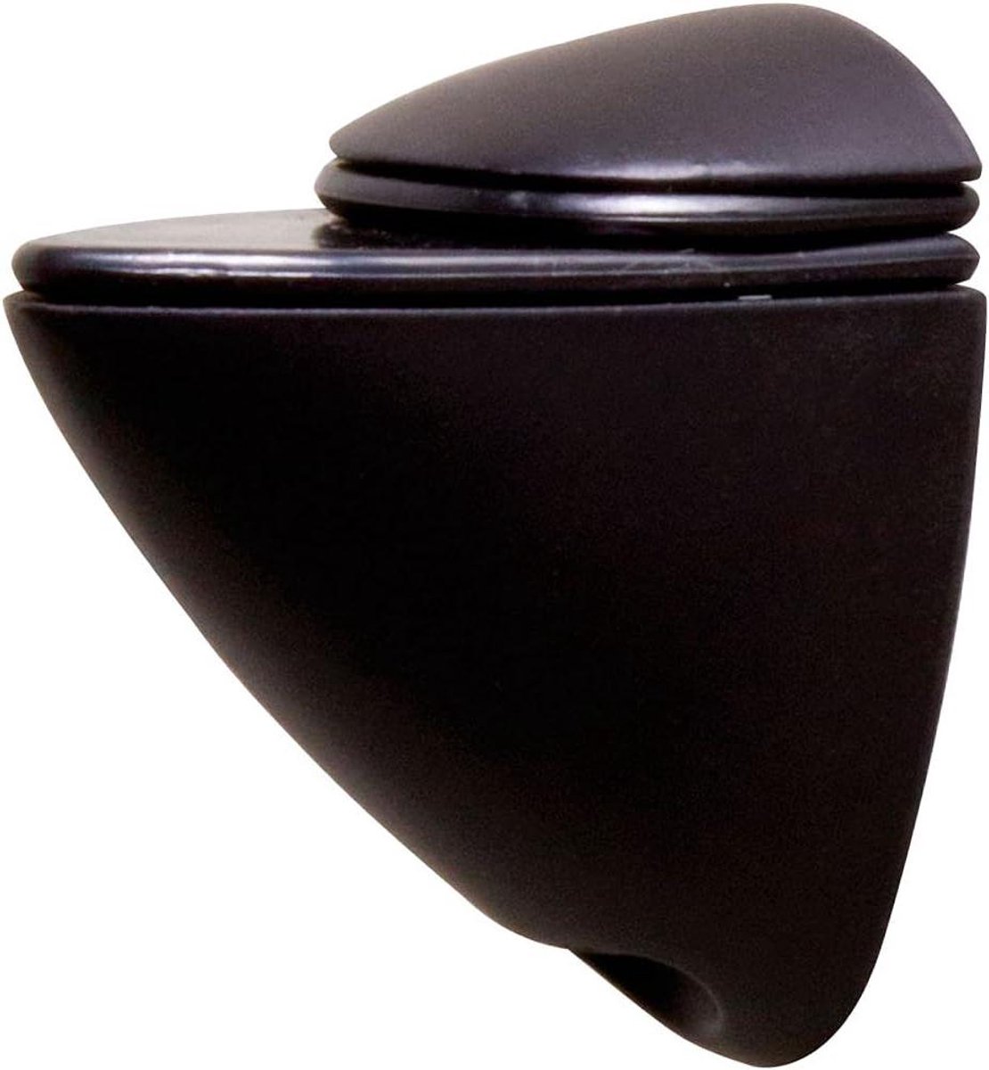 Plankdrager - Wandsteun - Planken Ophangen - Verstelbaar - 40 mm opening - Zwart