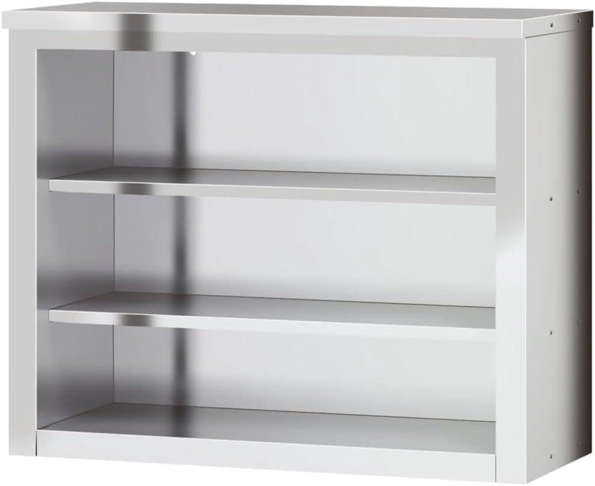 Keukenwandkast - Opbergkast - Keuken Organisatie - Roestvrij staal - 92 x 40 x 75 cm - Zilver