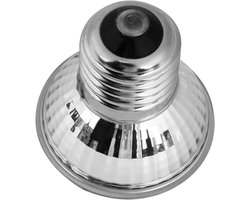 Reptiel Warmtelamp - Terrarium Verlichting - Gezonde Huid - Calcium Absorptie - 50W - Zwart