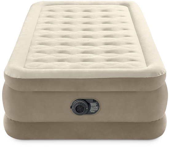 Luchtbed 1 persoons - opblaasbaar logeerbed met ingebouwde pomp, extra hoog comfort, PVC, 99x191x46 cm — afbeelding 4