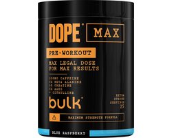 Bulk Dope Max Pre-Workout (25 serv) Blue Raspberry - Pre-Workout - Pre-Workout Booster