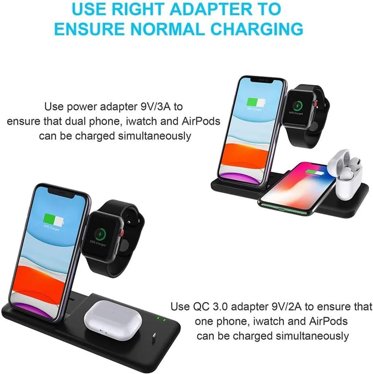Draadloze oplaadstandaard Geschikt voor Apple Watch