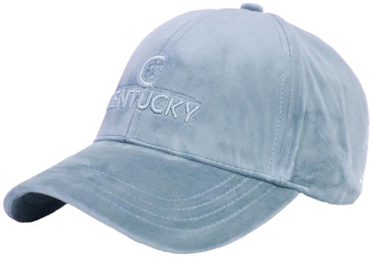 Kentucky Horsewear - Baseball Cap velvet light blue kids