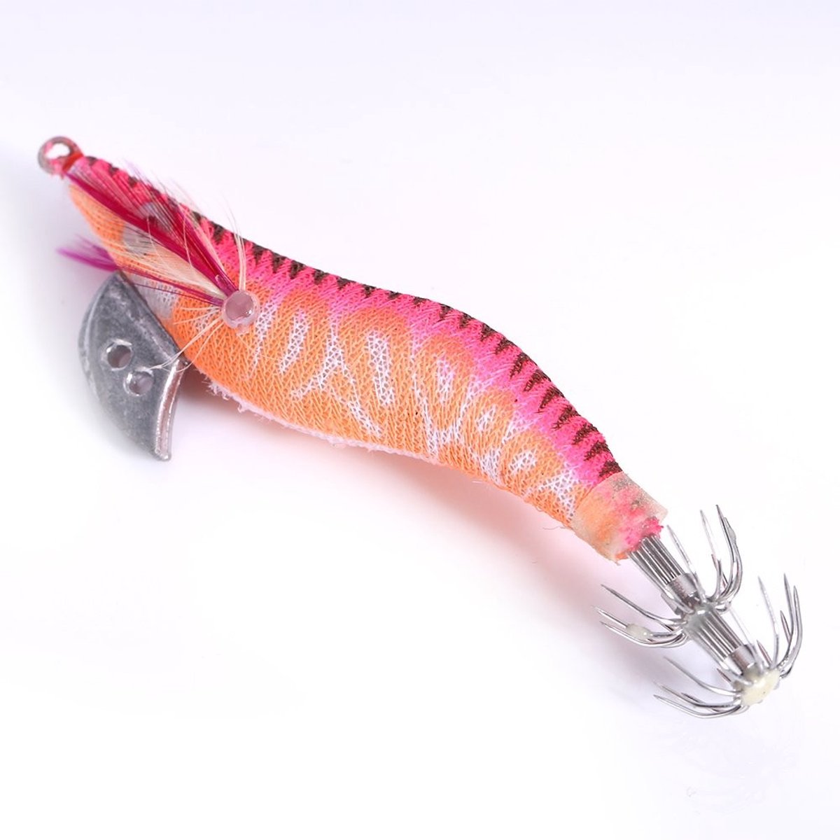 aladdien - Luminous Squid en Garnalen Jigs - 4 Stuks - Ideaal voor Nachtvissen - Aas voor Zoet- en Zoutwater - Hoogwaardige kwaliteit - Effectief vo...