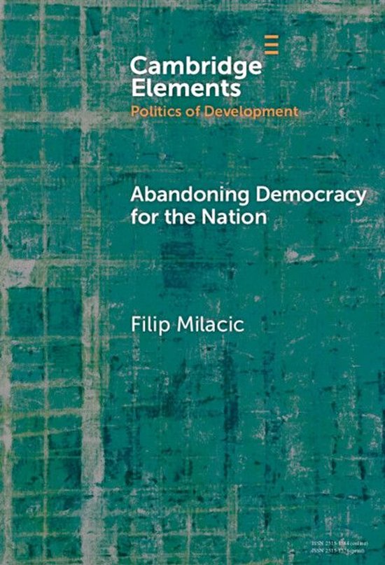Elements in the Politics of Development - Abandoning Democra ... - cover