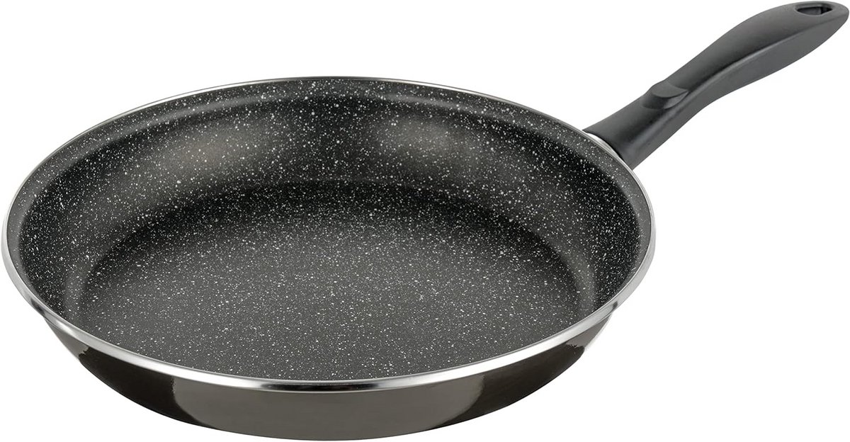 Grote Koekenpan 32 cm met Anti-Aanbaklaag - Geschikt voor Alle Warmtebronnen, Inclusief Inductie