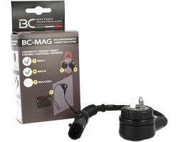 Magnetic connection set for all BC chargers (12 V max. 15 amp) - pair of connections BC MAG-M + BC MAG-F - made in Italy.