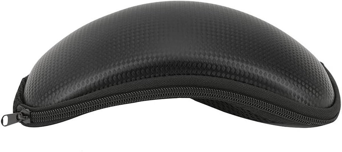 Opbergdoos Skibrillen - Brillenhoes - Veilig Opbergen - Krasbestendig PU-leer - 22 x 12 x 5 cm - Zwart