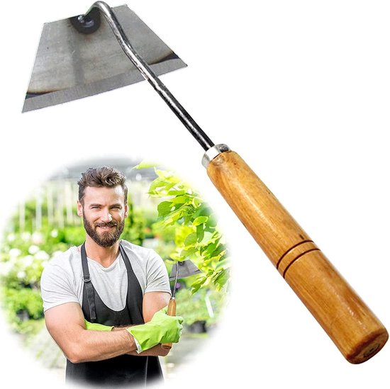 Tuinhark - Wiedeg Hark - Onkruid Verwijderen - Lange Handgreep - Niet Gespecificeerd - Hout — afbeelding 3