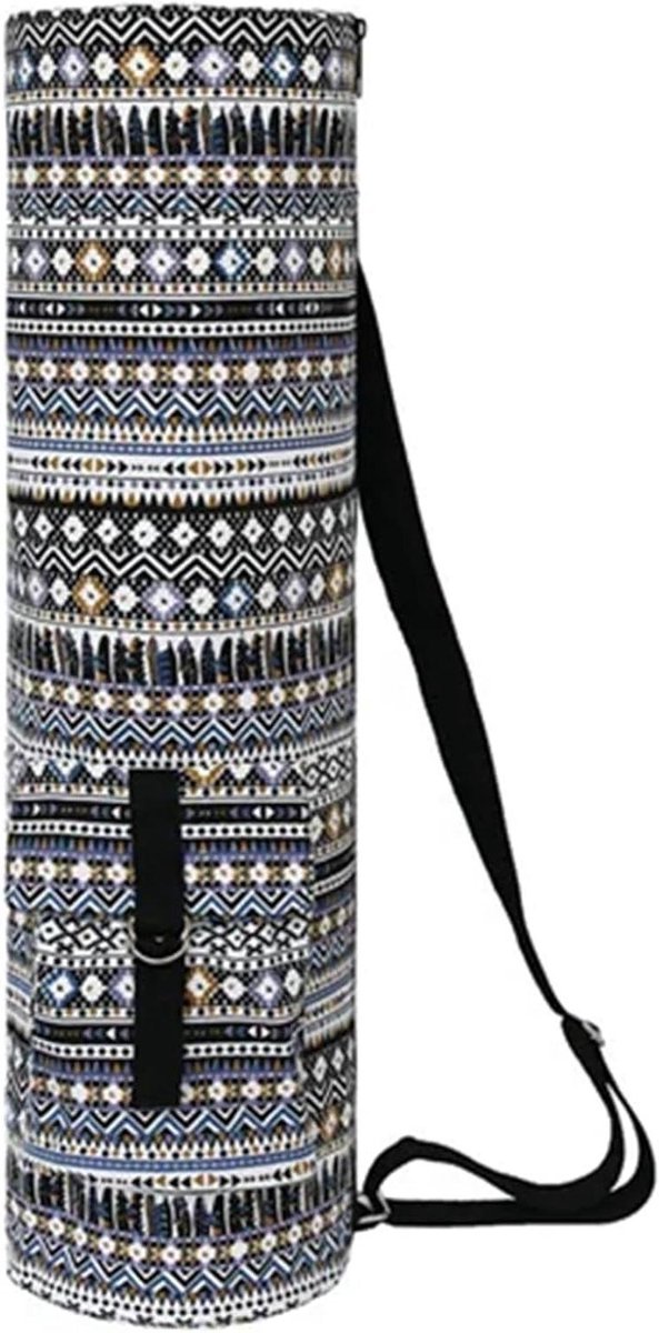 Sporttas Yogamat - Gymtas Pilates - Sporten en Reizen - Verstelbare Draagriem - 68 x 18 cm - Bohemian