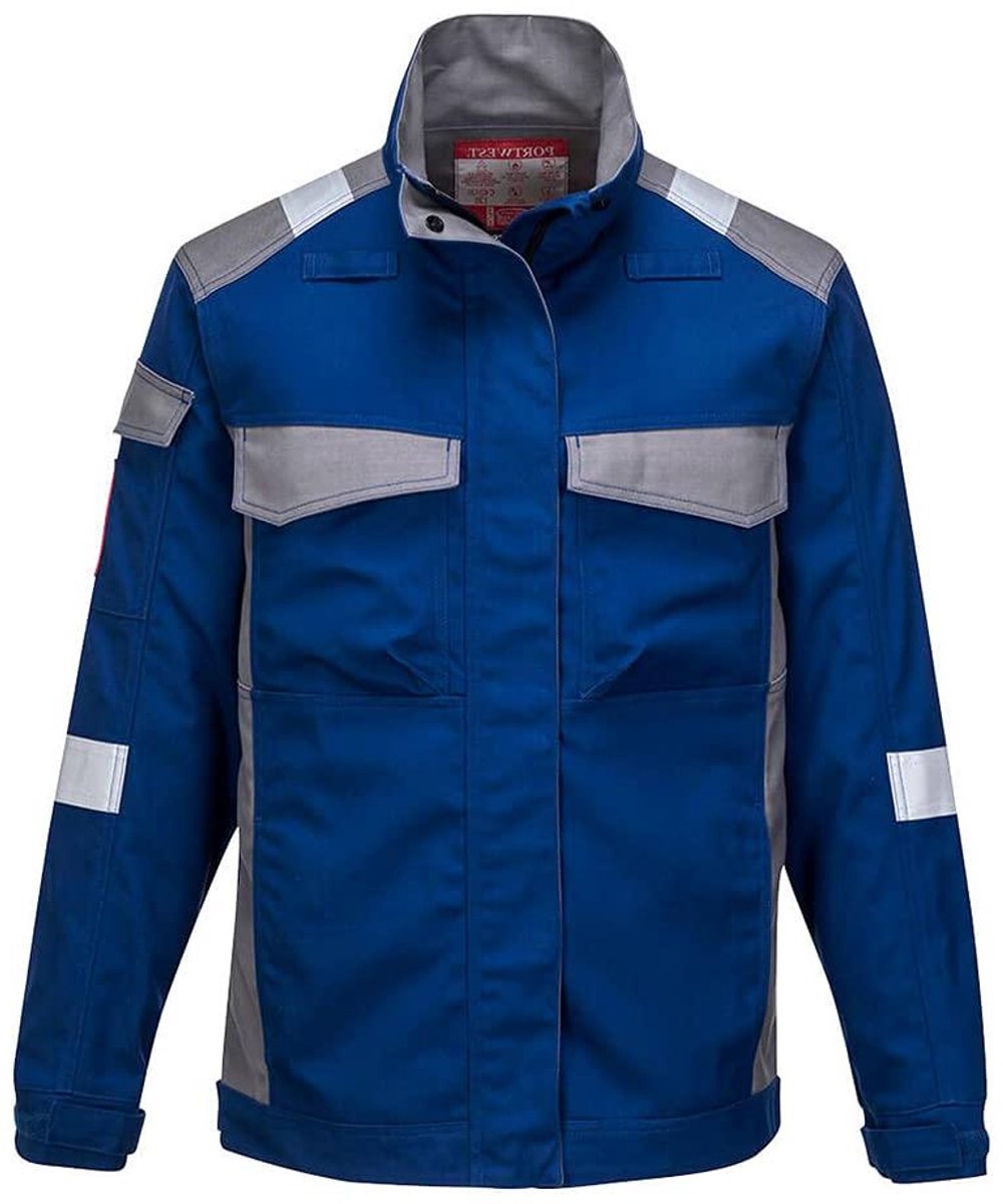 Werkjas - Beschermende Kleding - Veilig Werken - Vlamvertragend - Lange Mouw - Blauw