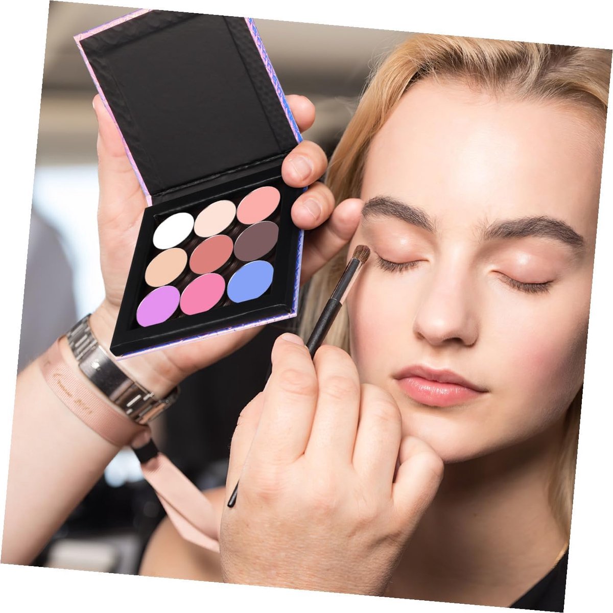 Make-up Paletten - Lege Tray - Cosmetica Organiseren - Magnetisch Systeem - 3 Sets - Zwart