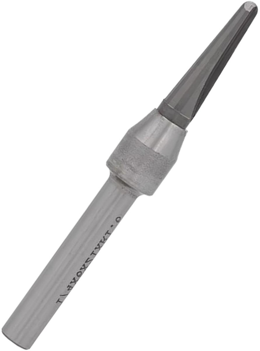 Houtsnijder TCT - V-groeffrees hout - Precisie groefsteken - Langere standtijd - 1/4 en 1/2 Inch - Metaal