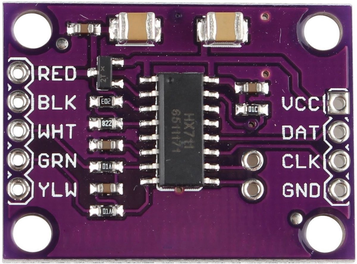aladdien - A/D Weegsensor Module - 24-bit Precisie - Geschikt voor Arduino en Raspberry Pi - Eenvoudige installatie - Betrouwbaarheid - Weegcapacite..