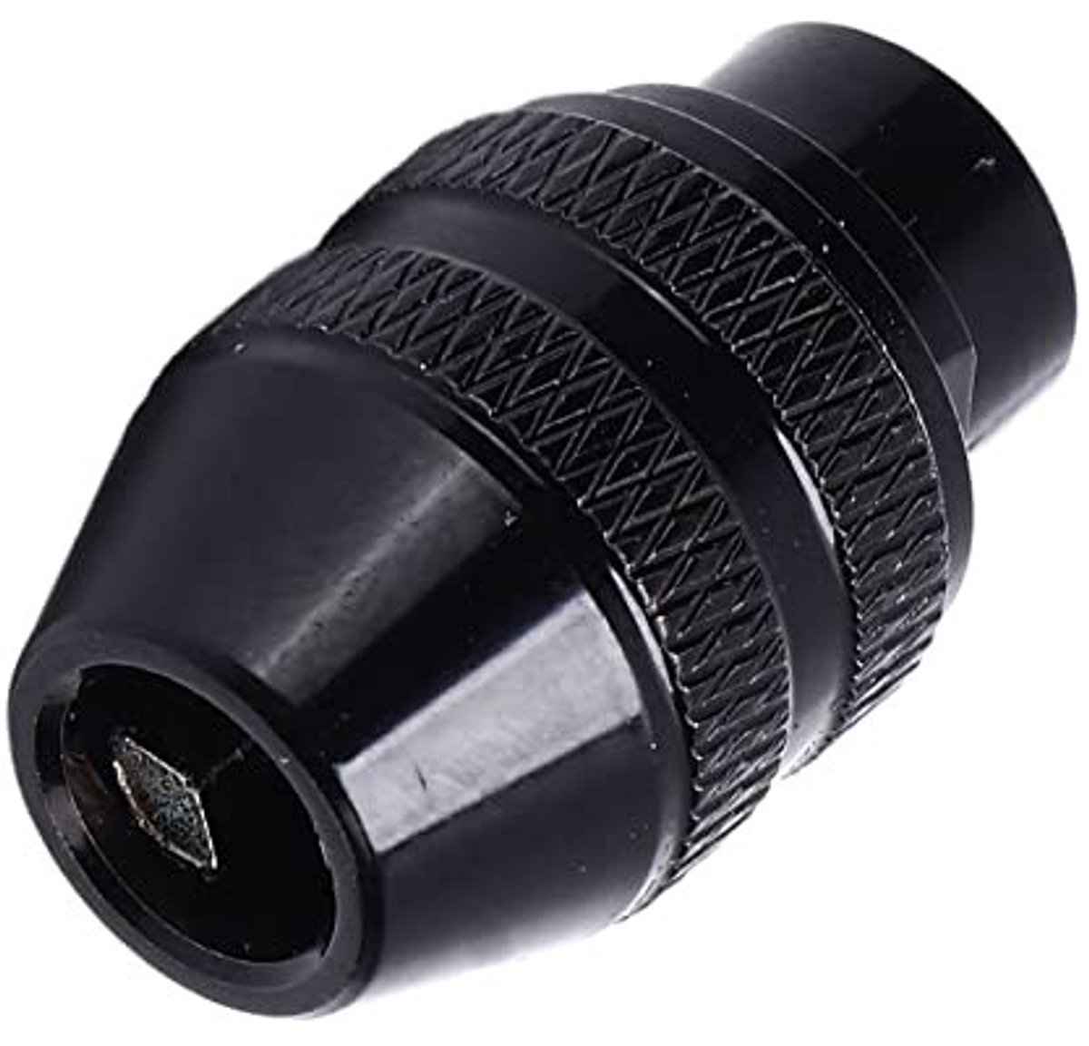 aladdien - Sleutelloze Boorkop - Snelwisseladapter - Aluminium - Zwart - Klauwen Boorkop - Geschikt voor slijpmachines - Model 0,3-3,2 mm
