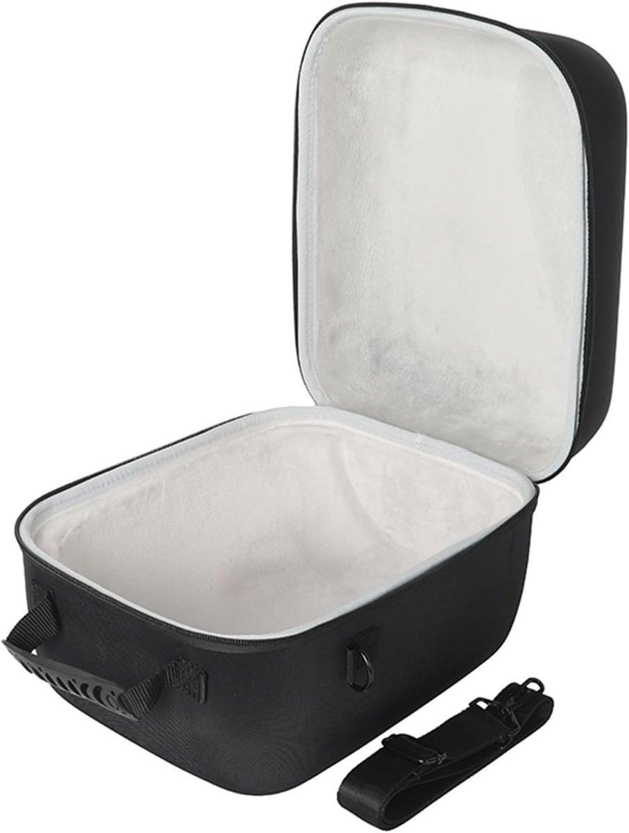 Draagbare Beschermhoes - Opbergtas Luidspreker - Muziek Luisteren - Op maat Gemaakt - 33 cm - Zwart