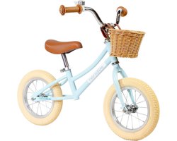 FabricBike Mini 12" - Balance Bike for 18 Months - 4 Year Old Boys Girls Training Bike without Pedals Ultralight Leather Bike with Adjustable Handlebar and Saddle.