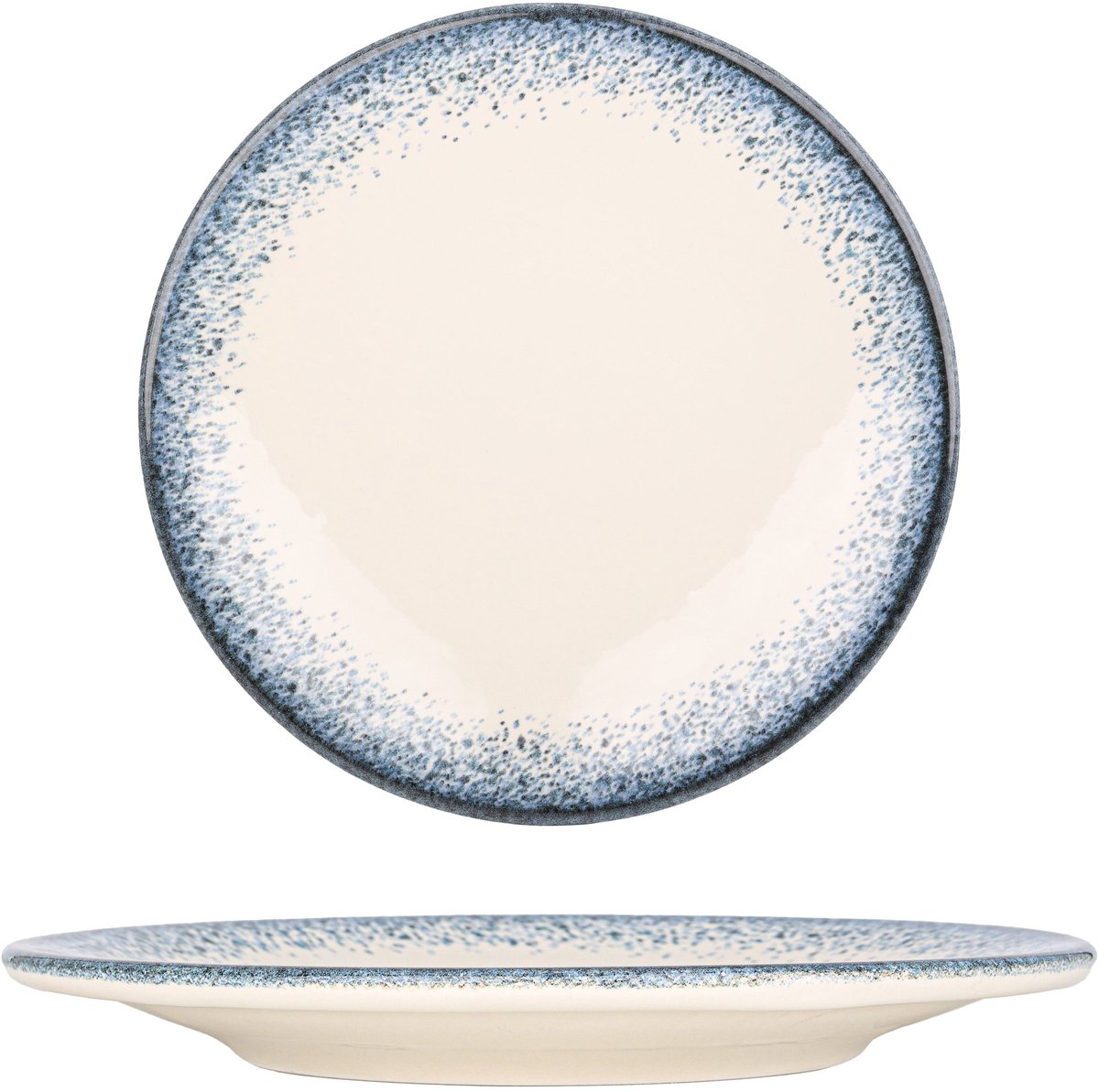 Kütahya Porselen Dessertbord - Starry Dream - Porselein - 23 cm - set van 6