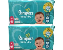 Baby luiers - Kruipers en peuters - Droog houden - Tot 12 uur bescherming - 9-14 kg - Wit