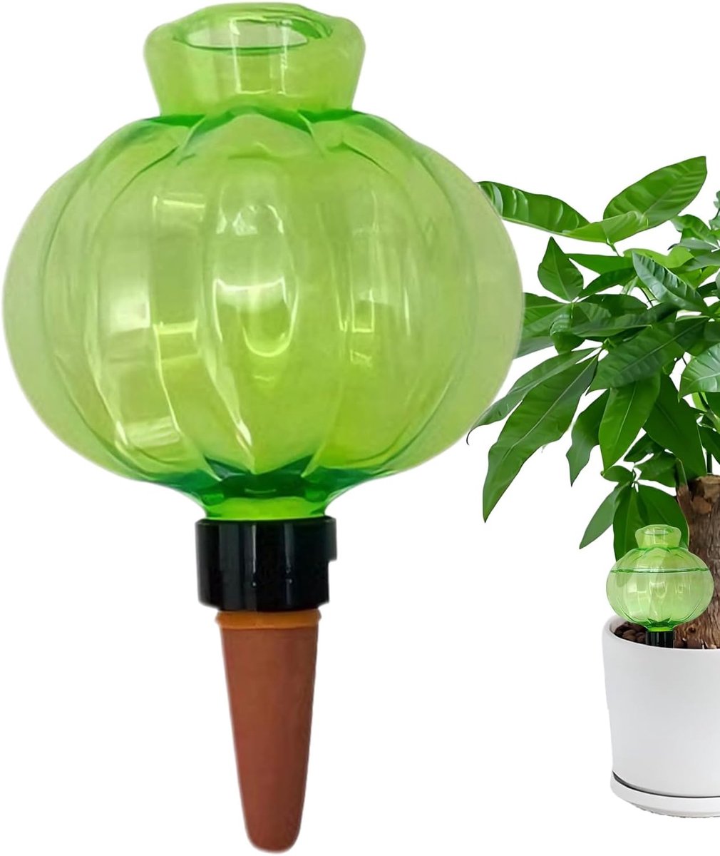 Waterbollen voor Planten - Automatische Druppelaars - Planten Water Geven - Langzame Vochttoevoer - 500 ml - Transparant