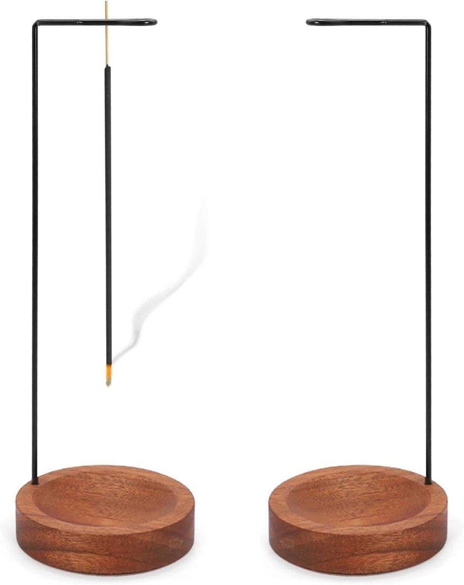 Multifunctionele 7-in-1 houten wierookstokhouders, asvangers en branders voor meditatie, yoga en aromatherapie in huis