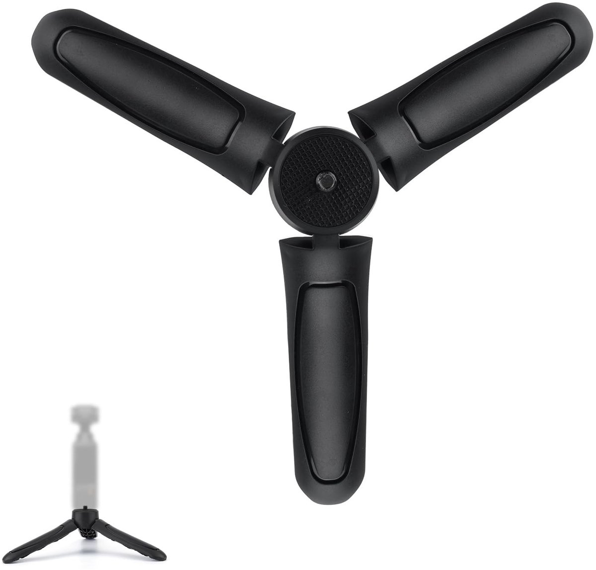 Allecto - Mini Tripod - Compact en Lichtgewicht Statief - Geschikt voor DJI Osmo Pocket 2 en 3 - Ideaal voor Vloggers - Hoge Stabiliteit - Draagbaar