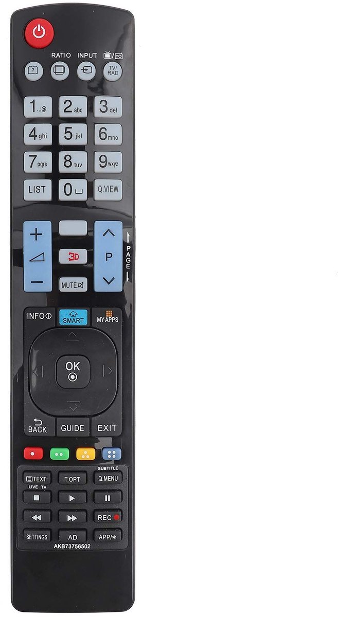 Golden crown - Universele Smart TV Afstandsbediening - Gemakkelijk in gebruik - 10 meter bereik - Compatibel met diverse modellen - Ideaal voor elk huis...