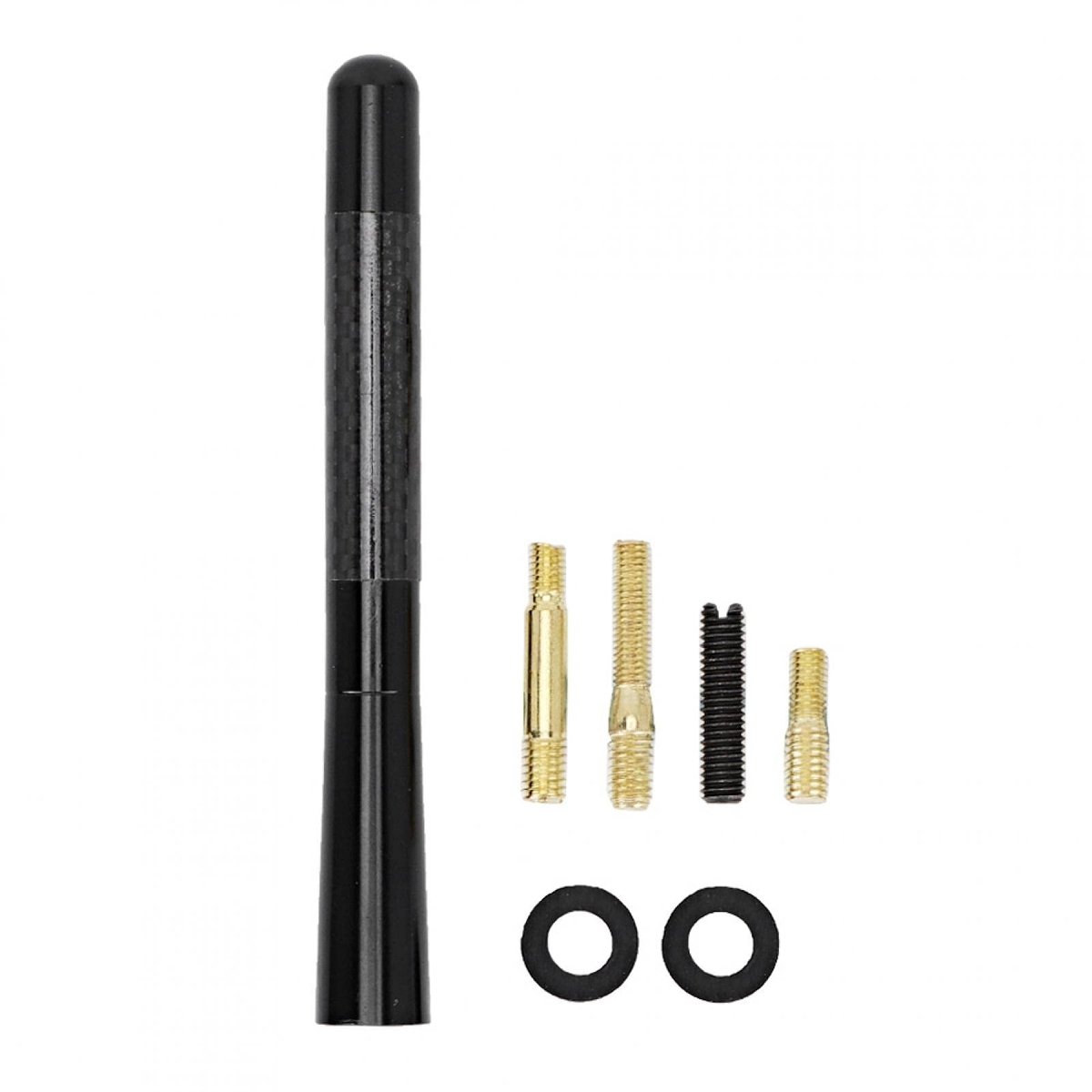 VT Goods - Auto Antenne - Universele Autodak Radio Antenne - Compact en sterk ontvangstsignaal - 4.7 inch - Decoratie voor Mini Cooper - Geschikt vo...