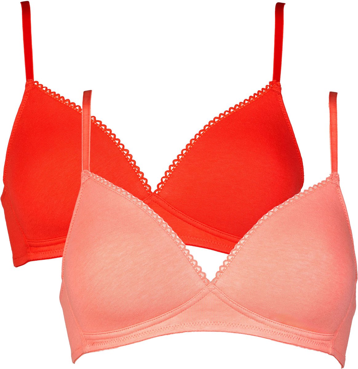 After Eden My Basic 2-pack Dames Beha - Koraal/Rood - Maat 65A