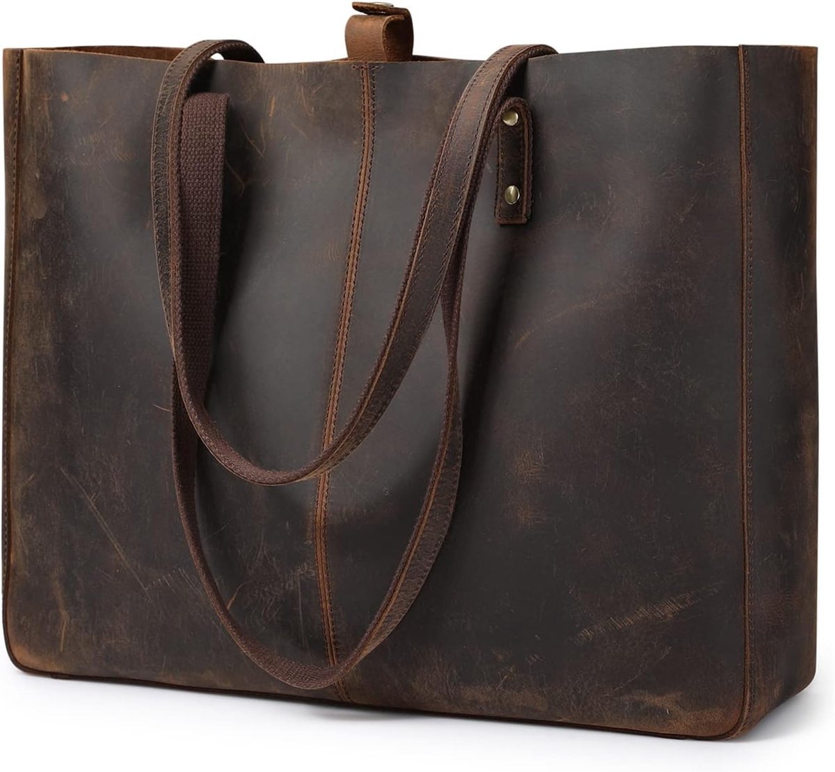 Leren Schoudertas voor Dames - Grote Handtas voor Werk, Dagelijks Gebruik en Stijlvolle Accessoires