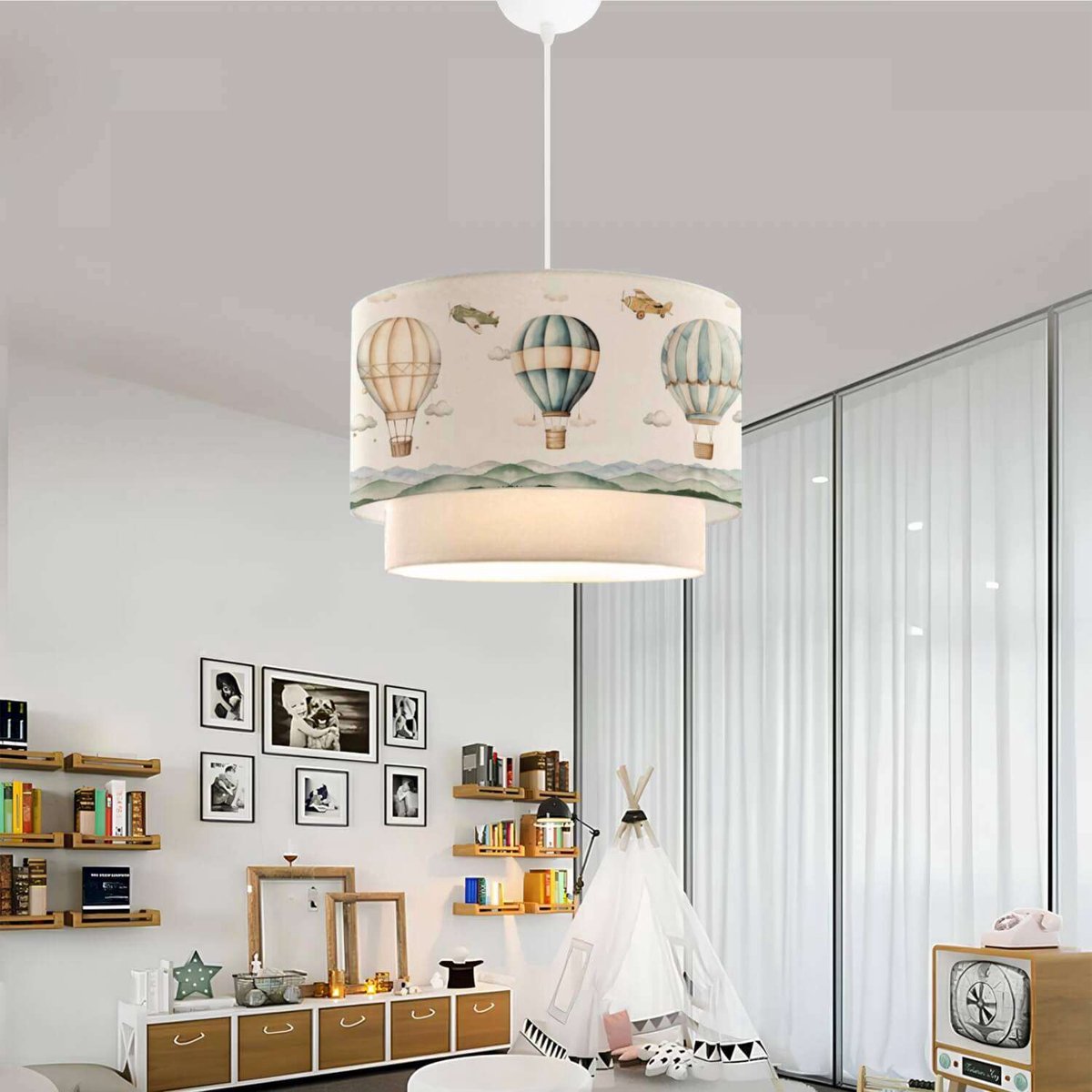 Asir - Kroonluchter - Room - PLASTIC BEHUIZING - 31 x 31 x 27 cm