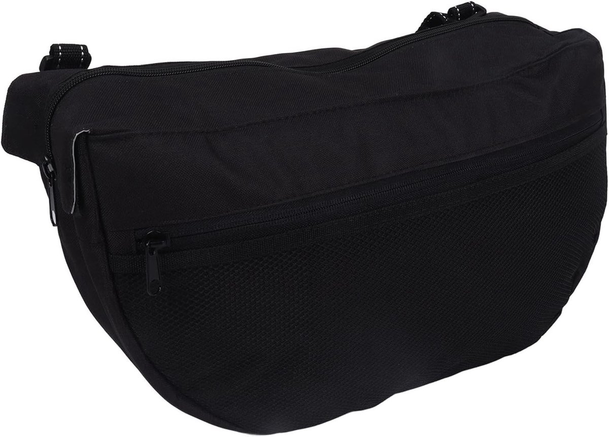 Universele Kinderwagen Organizer met Zijtas, Ideaal voor Luiers en Accessoires, 16.1x5.9x9.8in